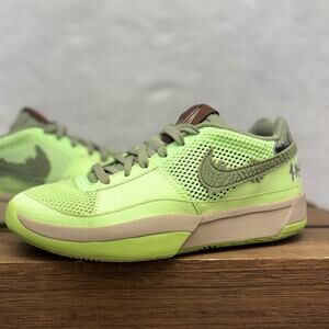 Nike Ja 1 NRG Low Halloween Zombie Green Athletic Shoes Sneaker Youth Size 5.5Y